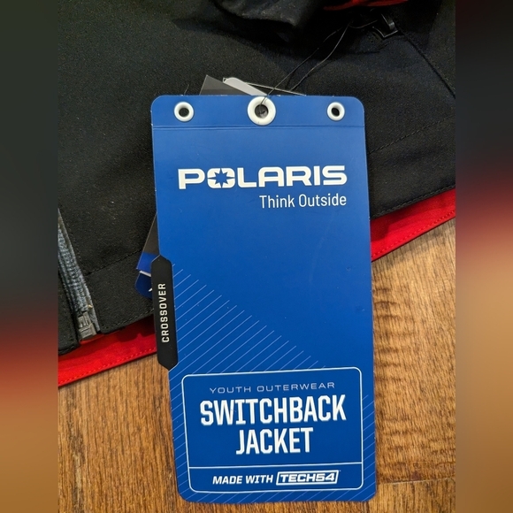New Polaris jacket, red and black size L youth - Picture 13 of 16